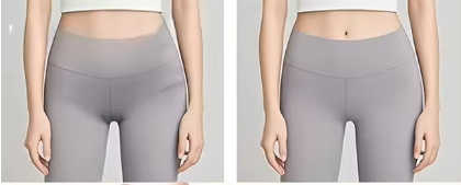 Antes da tecnologia Camel Toe Proof
